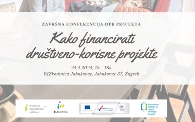 Poziv na konferenciju ‘Kako financirati društveno-korisne projekte’