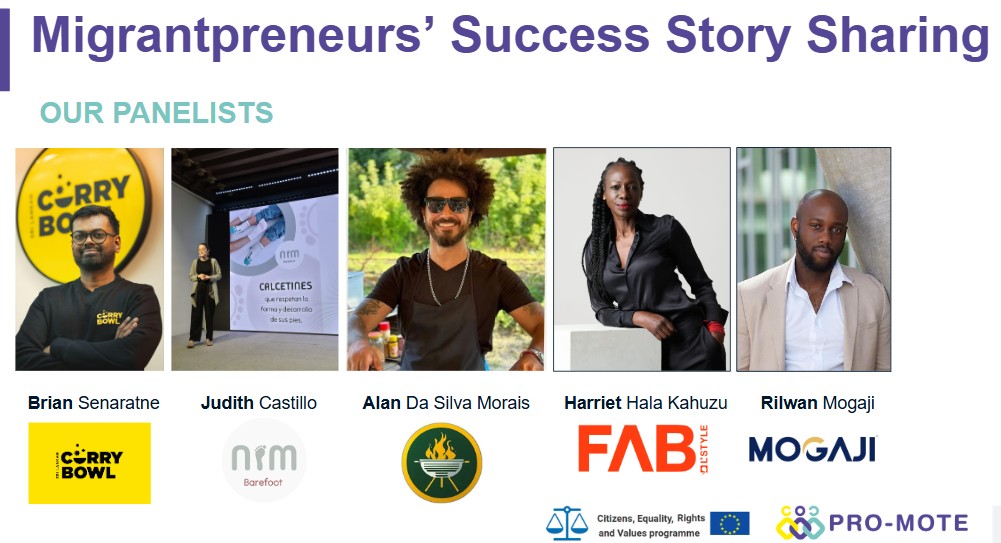 🌍 Istaknuti trenuci s webinara “Migrantpreneurs’ Success Story Sharing”